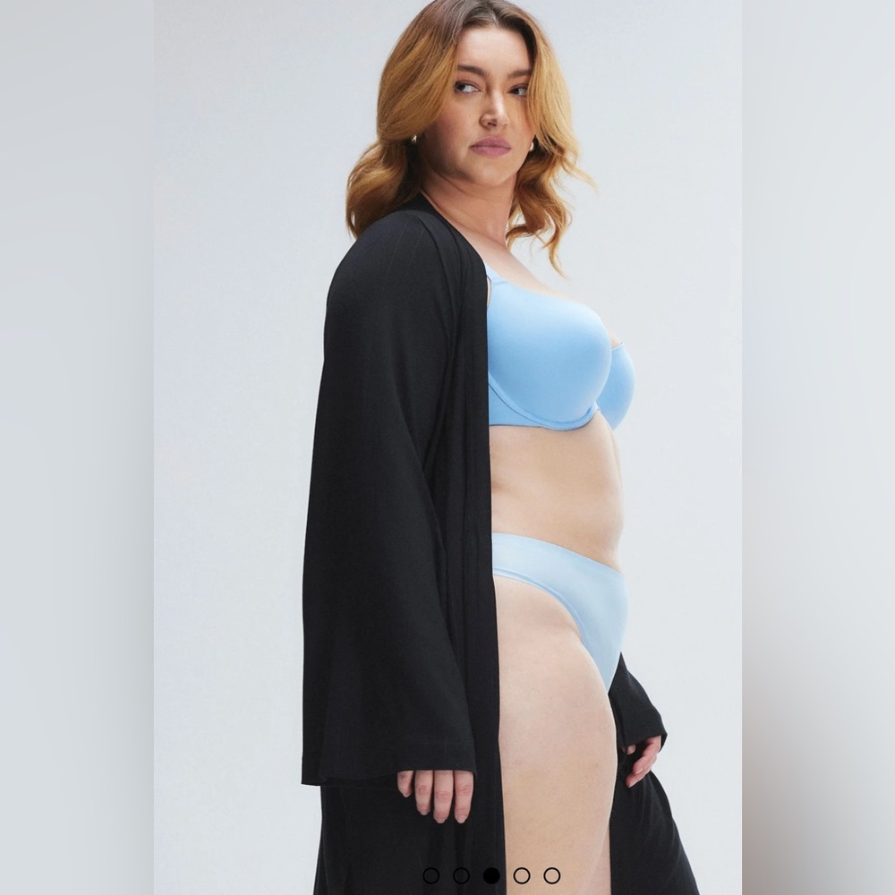 SLEEK STITCH MODAL SLEEP SHORT ROBE - Picture 3 of 6